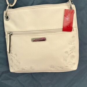 Rossetti: Bodhi Mini Crossbody-White~Embroidered flowers on front~ Spring/Summer